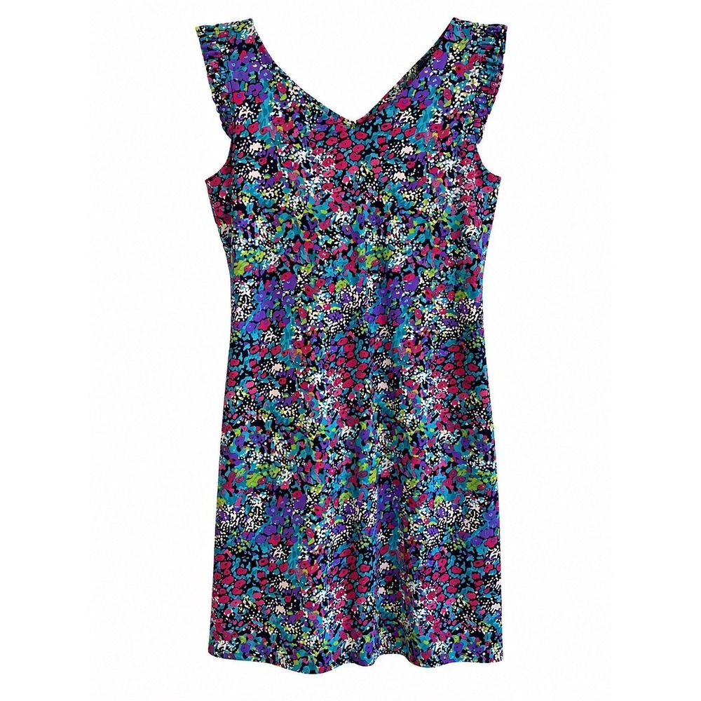 Jude Connally Lulu Dress Medium NWT Navy Floral Jude Cloth Resort Preppy $188
